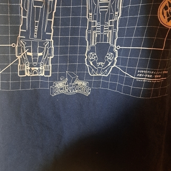 Gildan graphic power Rangers T-shirt size 2XL - Picture 2 of 6